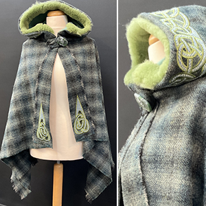 Hooded cape